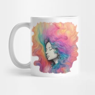 Pastel Girl Potrait #3 Mug